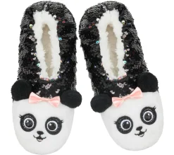 Flip Sequin Panda Slipper Socks - 1 Pack