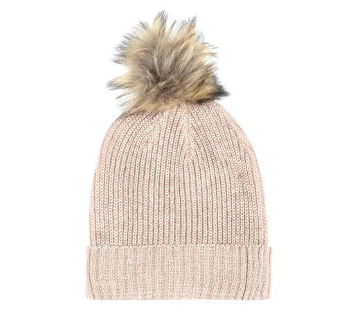 Marled Purl Beanie