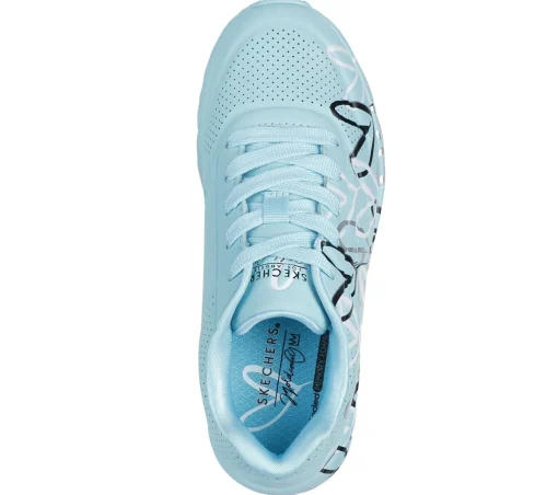Skechers X JGoldcrown: Uno Lite - Metallic Love