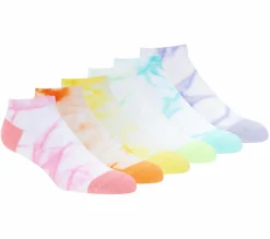 Tie-Dye Pastel Socks - 6 Pack